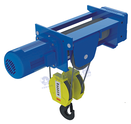 SH固定式钢丝绳电动葫芦（滑轮倍率4/1）